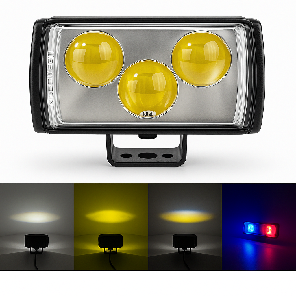 LED Super Bright Motorcycle Fog Light – 50W Power